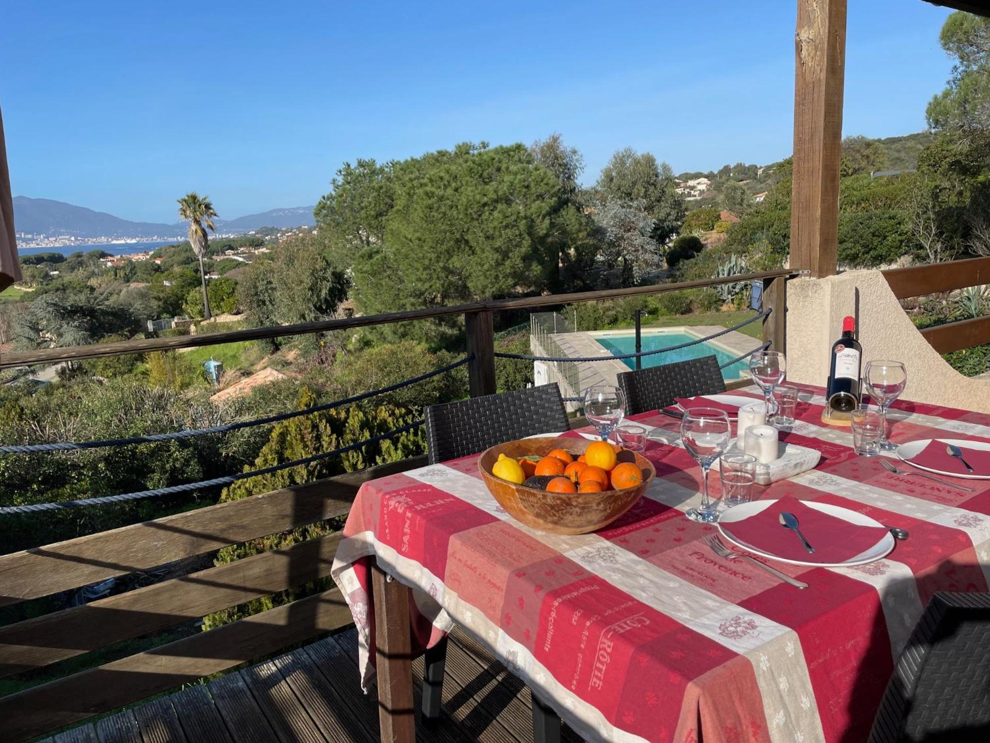 Corsicadream Arone Superbe Appartement Dans Villa, Vue Panoramique Mer, Piscine, Proche Porticcio Pietrosella Buitenkant foto