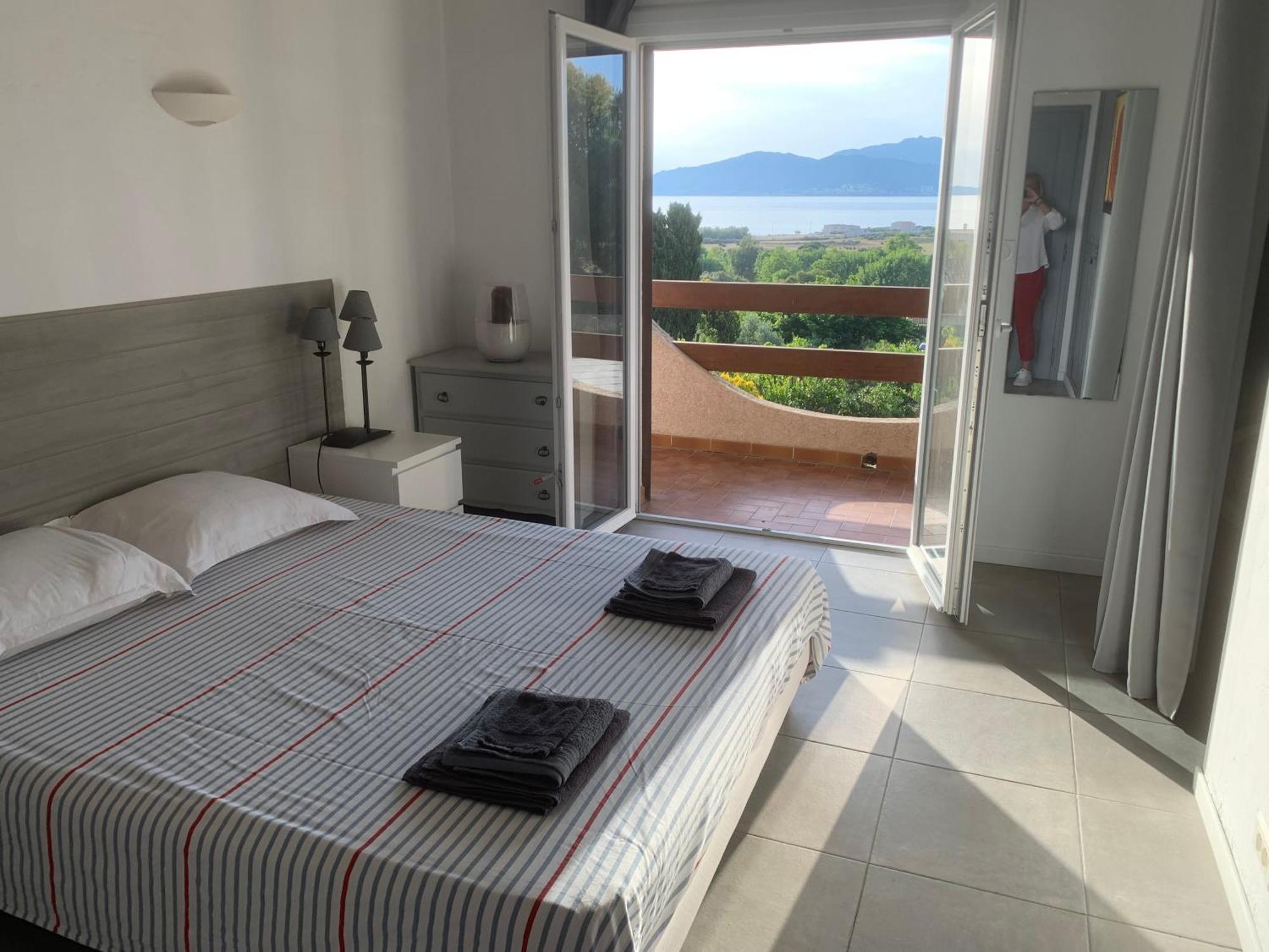 Corsicadream Arone Superbe Appartement Dans Villa, Vue Panoramique Mer, Piscine, Proche Porticcio Pietrosella Buitenkant foto